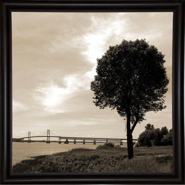 Silhouette II-WILWAY109792 Framed Print 24"x24" by Willow Way Studios, Inc.