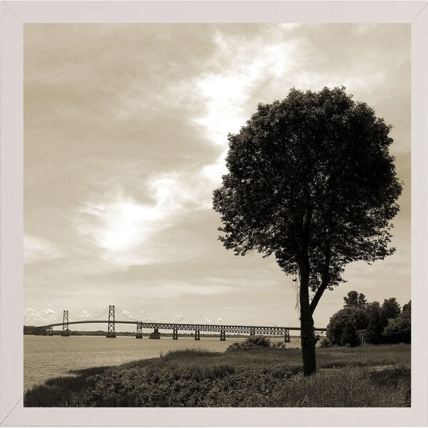 Silhouette II-WILWAY109792 Framed Print 24"x24" by Willow Way Studios, Inc.