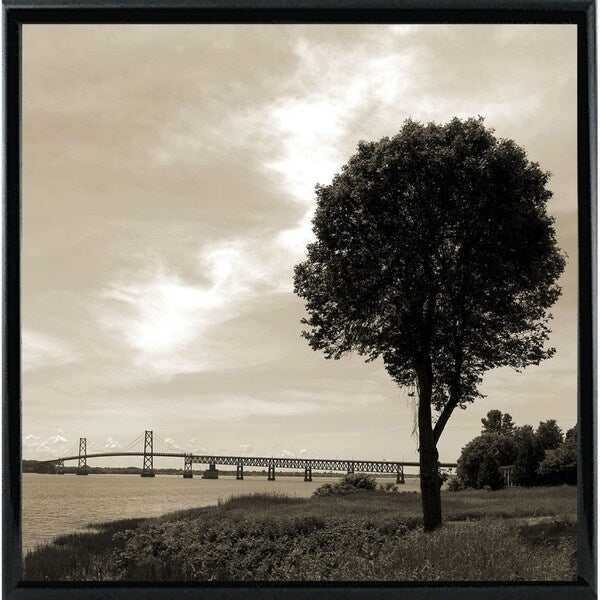Silhouette II-WILWAY109792 Framed Print 24"x24" by Willow Way Studios, Inc.