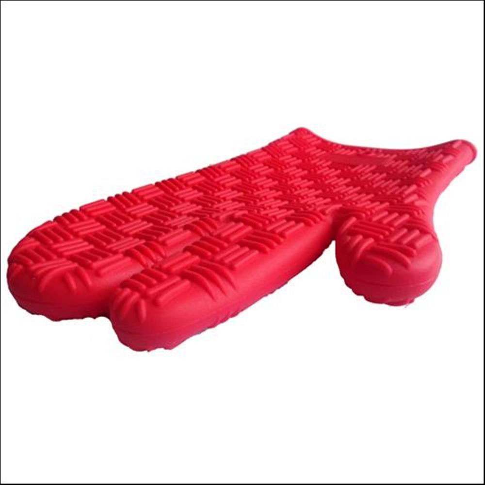 Silicone 3-finger Oven Mitt Glove