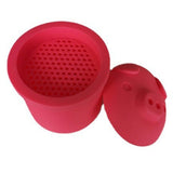 Silicone Bacon Grease Container with Strainer & Lid