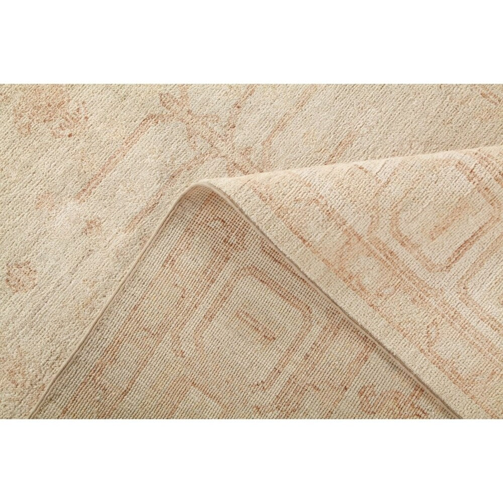 Silky Oushak, Hand Knotted Area Rug - 8' 0" x 9' 10" - 8' x 10'