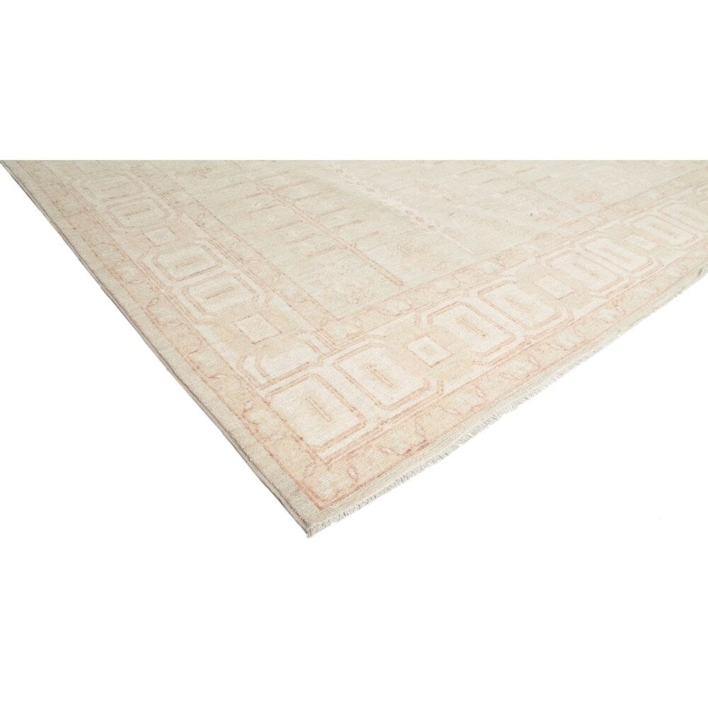 Silky Oushak, Hand Knotted Area Rug - 8' 0" x 9' 10" - 8' x 10'