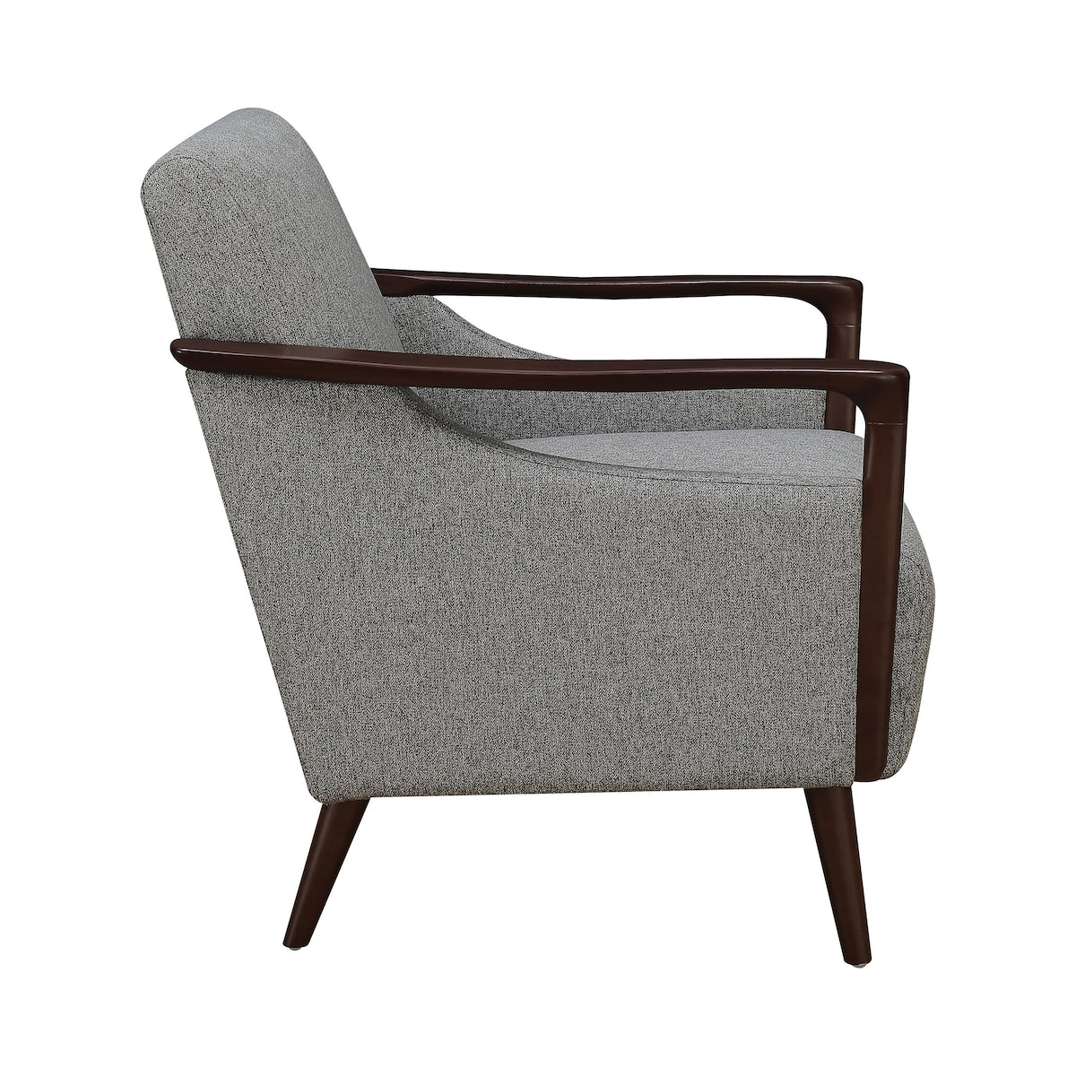 Sillen Grey and Brown Upholstered Accent Chair