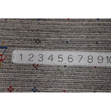 Silver Gray Gabbeh Indian Area Rug Hand-Knotted Wool Carpet - 8'1" x 10'1"