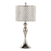 Silver Orchid Ashland 27" Metal Table Lamp with Crystal Beads (Set of 2)