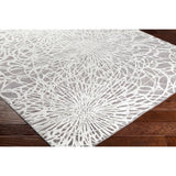Silver Orchid Billings Hand Knotted Indoor Area Rug