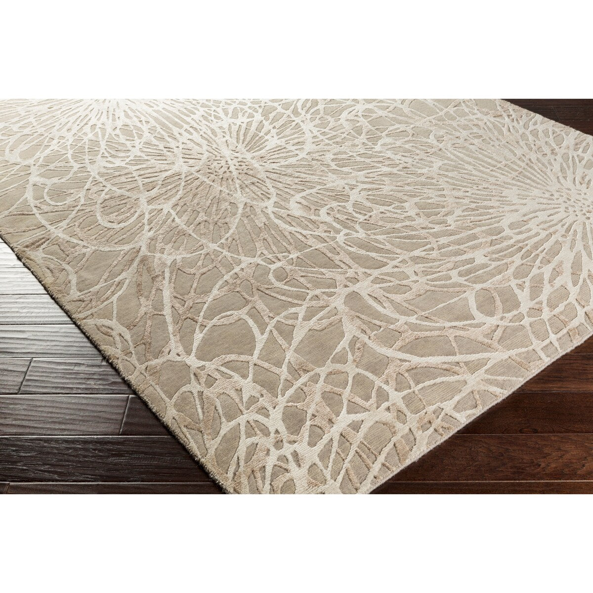 Silver Orchid Billings Hand Knotted Indoor Area Rug