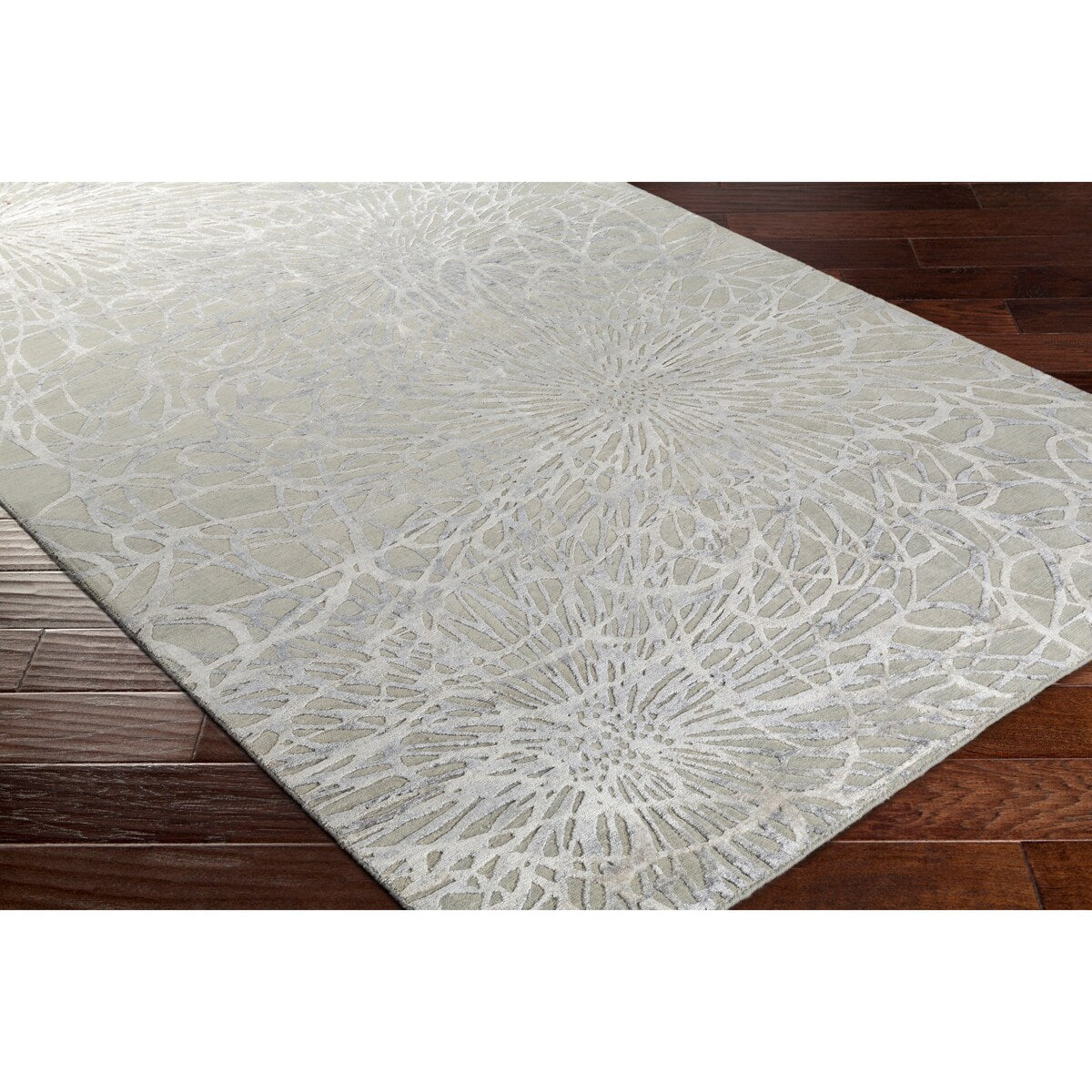 Silver Orchid Billings Hand Knotted Indoor Area Rug