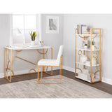 Silver Orchid Loretta Desk