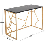 Silver Orchid Loretta Desk