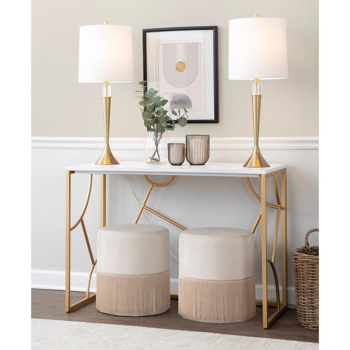 Silver Orchid Loretta Desk