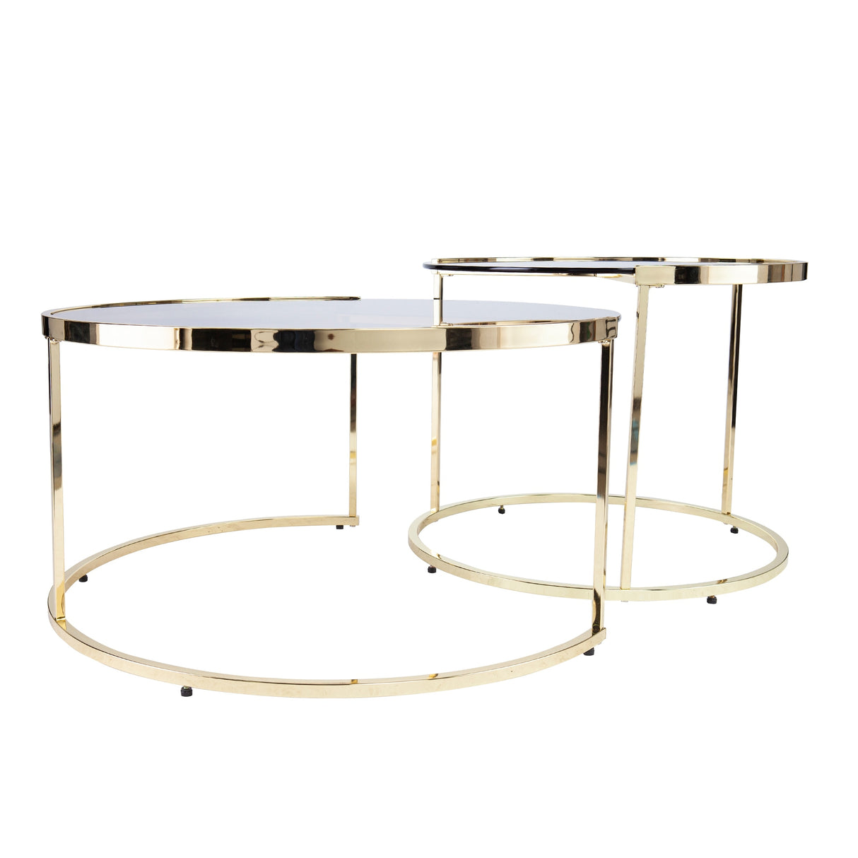 SEI Furniture Marlei Modern 2-Piece Nesting Coffee Table