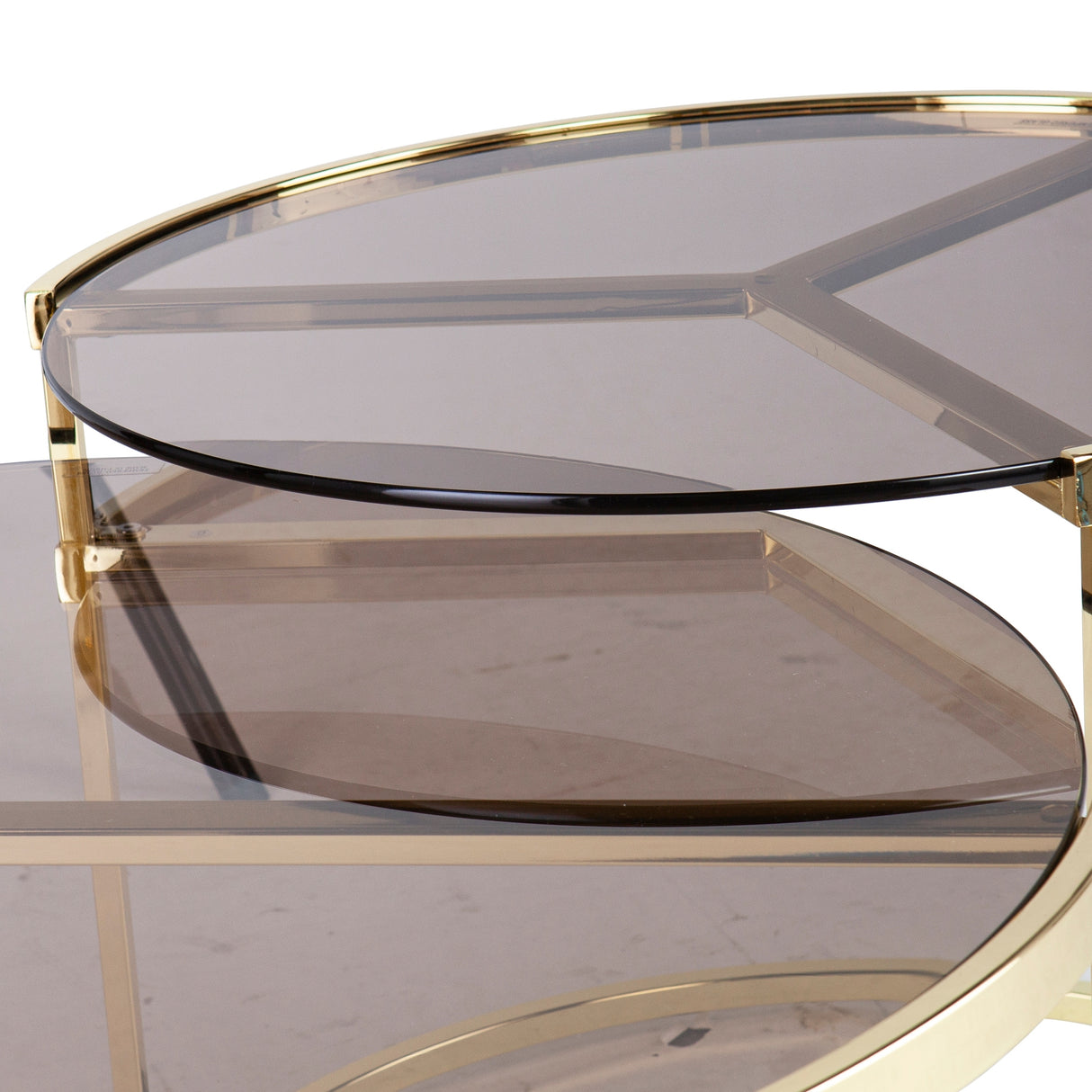 SEI Furniture Marlei Modern 2-Piece Nesting Coffee Table