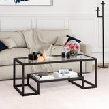 Silver Orchid Solm Blackened Bronze Coffee Table