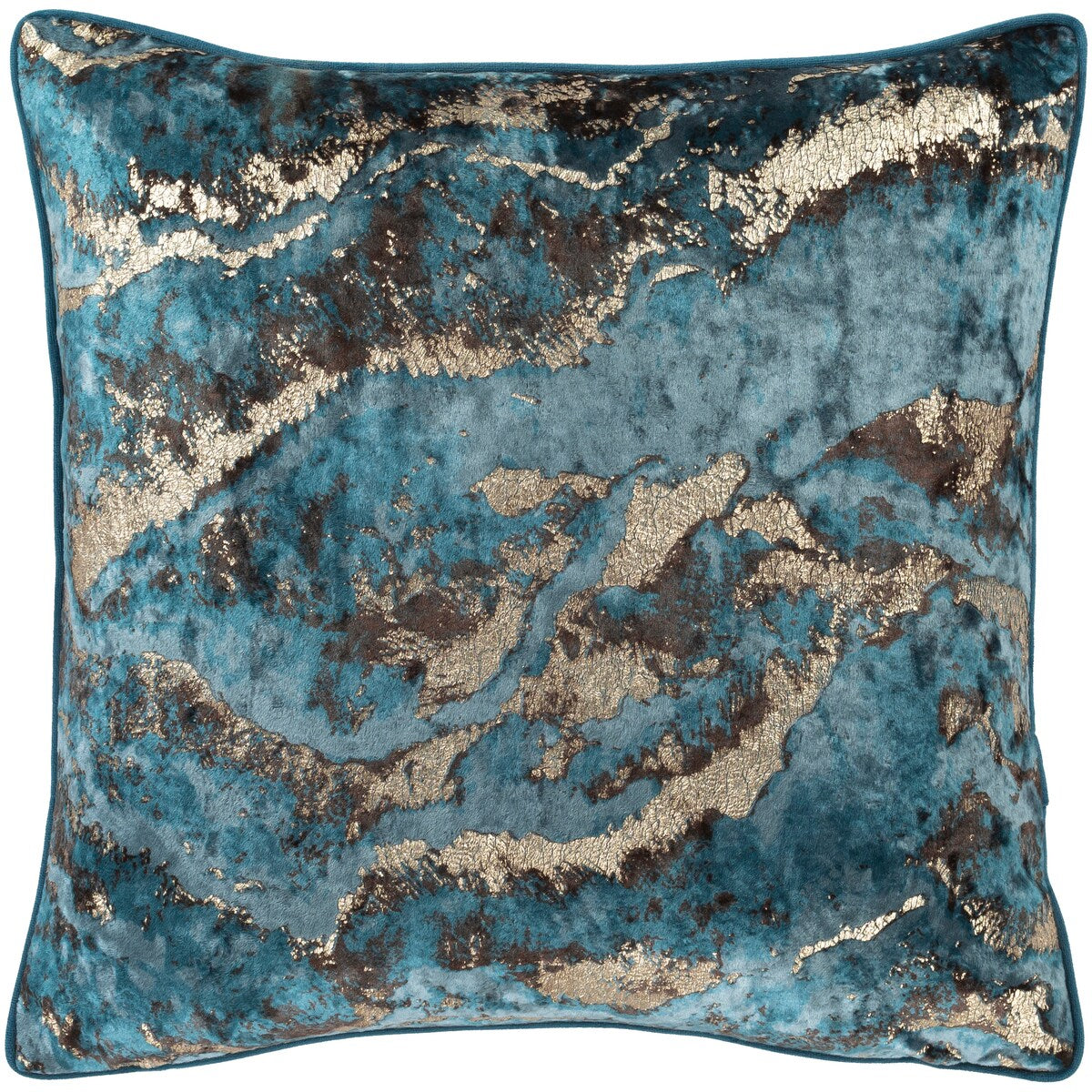 Artistic Weavers Silver Orchid Thompson Velvet 18-inch Poly or Feather Down Throw Pillow