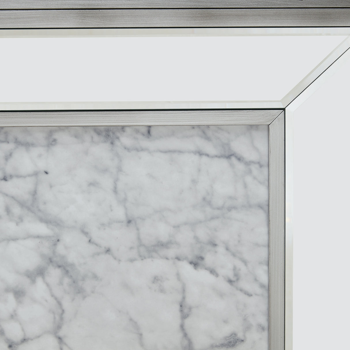 SEI Furniture Tranton Glam Mirror Electric Fireplace - N/A