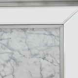 SEI Furniture Tranton Glam Mirror Electric Fireplace - N/A