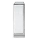 SEI Furniture Tranton Contemporary Color Changing Electric Fireplace with a Mirrored and Faux Marble Mantel