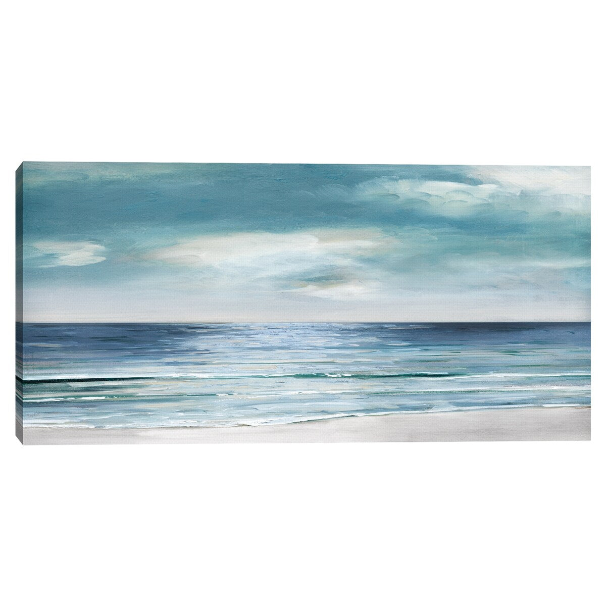 Silver Shore by Sally Swatland Canvas Art Print