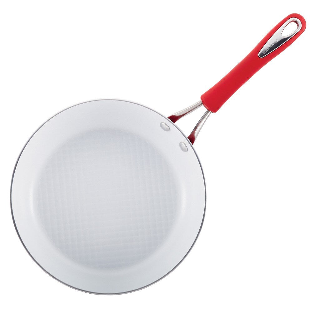 SilverStone Ceramic CXi Nonstick 8-inch Deep Chili Red Skillet