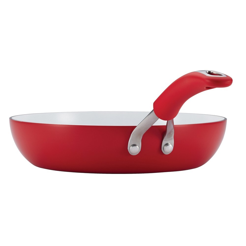 SilverStone Ceramic CXi Nonstick 8-inch Deep Chili Red Skillet