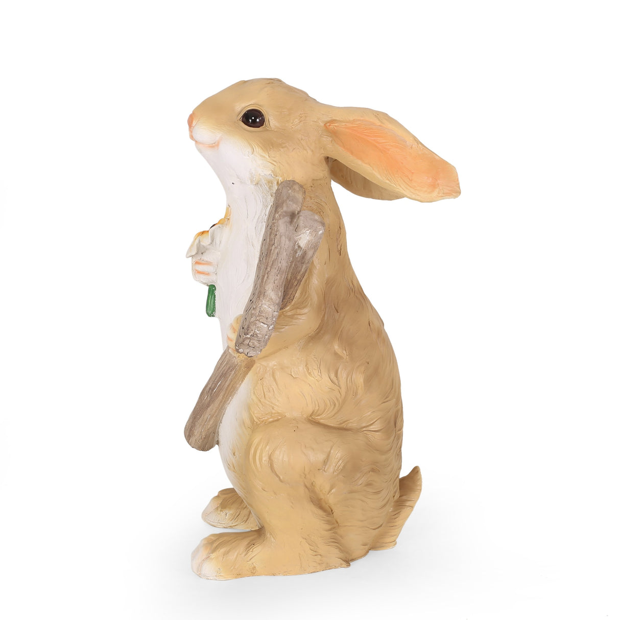Silverbow Outdoor Rabbit Garden Statue by Christopher Knight Home - 18.25" L x 16.00" W x 28.25" H