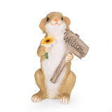 Silverbow Outdoor Rabbit Garden Statue by Christopher Knight Home - 18.25" L x 16.00" W x 28.25" H