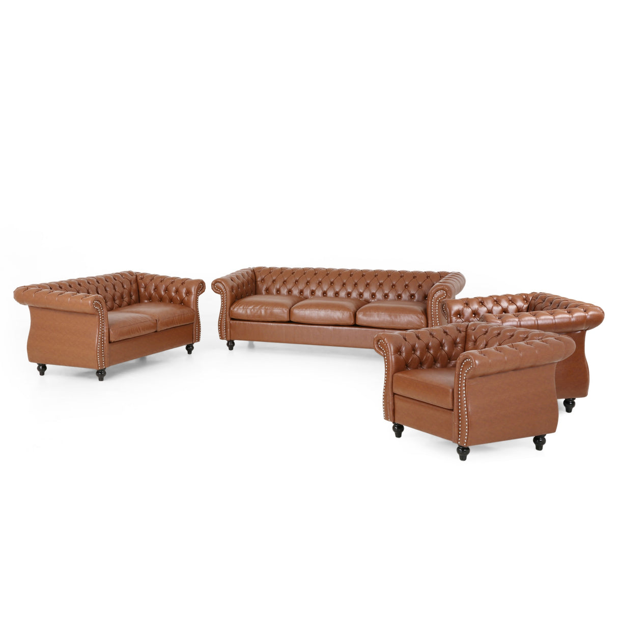 Silverdale Traditional 4-piece Living Room Set by Christopher Knight Home