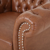 Silverdale Traditional Chesterfield Club Chairs (Set of 2) by Christopher Knight Home