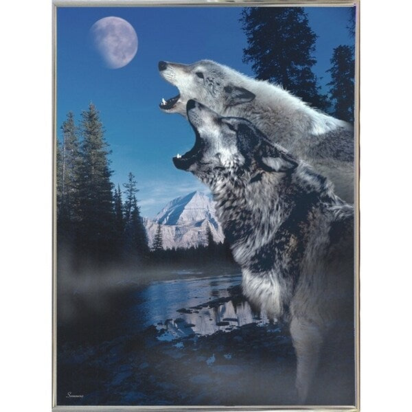 Silvery Moon-GORSEM65380 Print 15.5"x11.5" by Gordon Semmens