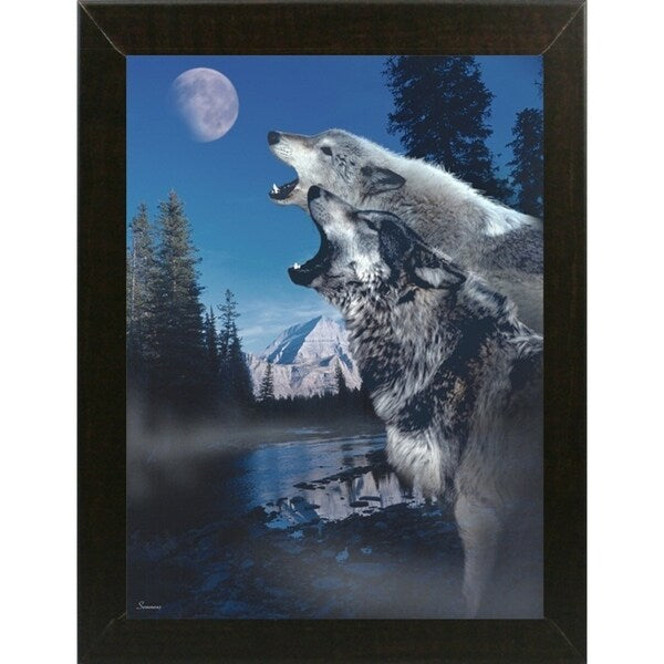 Silvery Moon-GORSEM65380 Print 15.5"x11.5" by Gordon Semmens