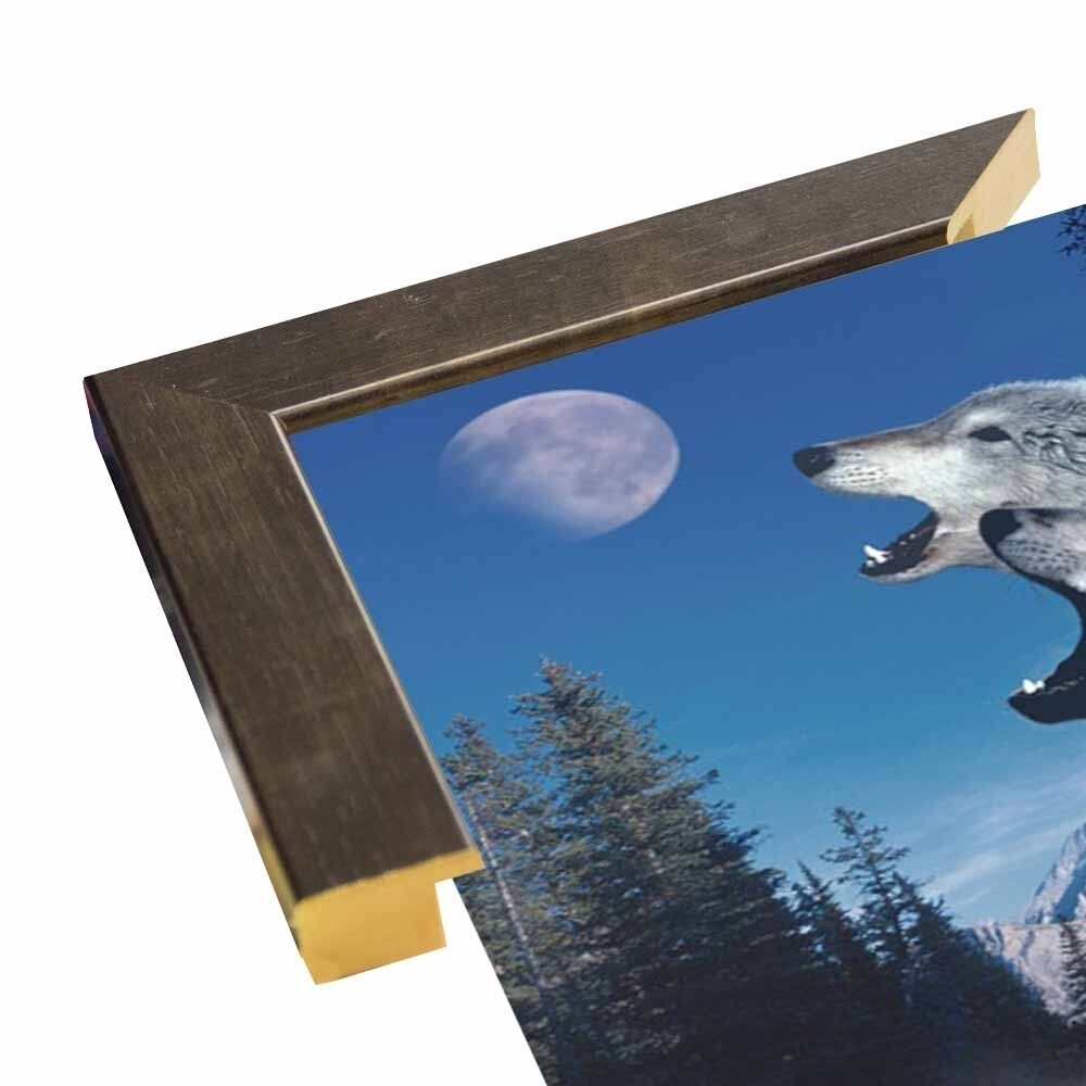 Silvery Moon-GORSEM65380 Print 15.5"x11.5" by Gordon Semmens
