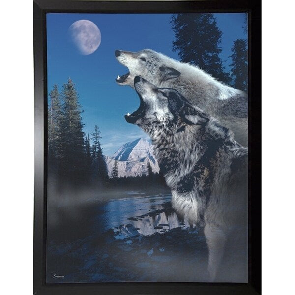 Silvery Moon-GORSEM65380 Print 15.5"x11.5" by Gordon Semmens