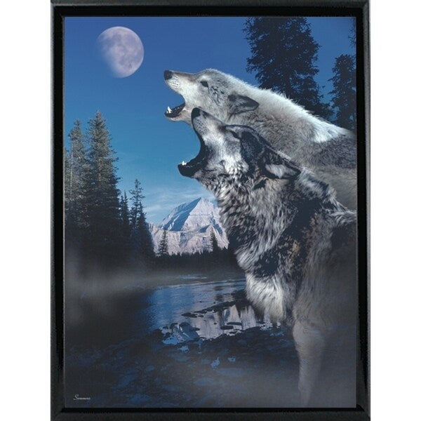 Silvery Moon-GORSEM65380 Print 15.5"x11.5" by Gordon Semmens