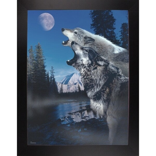 Silvery Moon-GORSEM65380 Print 15.5"x11.5" by Gordon Semmens