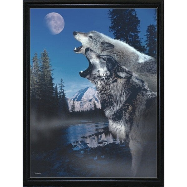 Silvery Moon-GORSEM65380 Print 15.5"x11.5" by Gordon Semmens