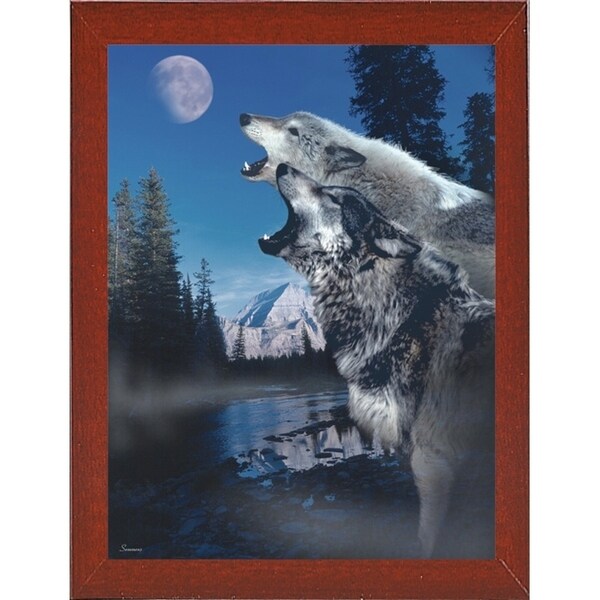 Silvery Moon-GORSEM65380 Print 15.5"x11.5" by Gordon Semmens