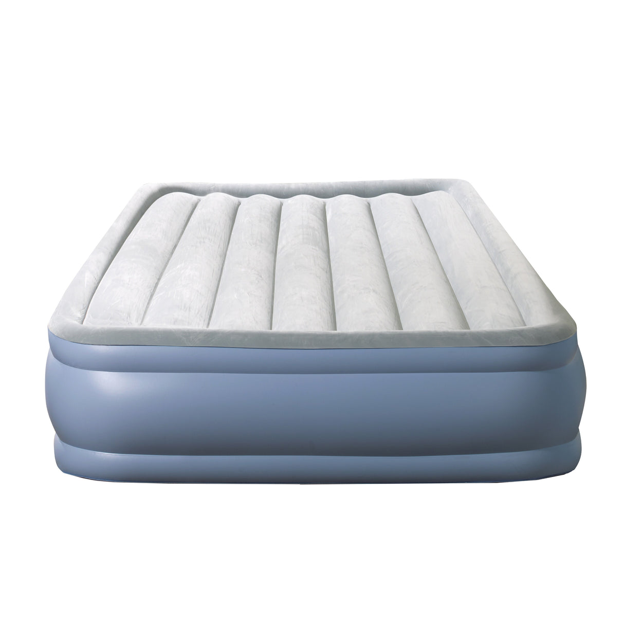 Beautyrest Hi Loft Raised Air Mattress with External Pump - Inflatable Bed with Edge Support, Puncture-Resistant Vinyl
