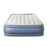 Beautyrest Hi Loft Raised Air Mattress with External Pump - Inflatable Bed with Edge Support, Puncture-Resistant Vinyl