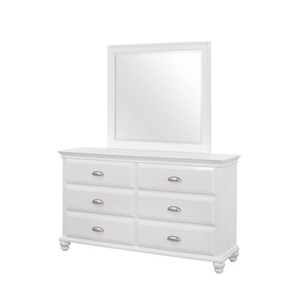 Simmons Casegoods Cape Cod Collection Dresser With Mirror