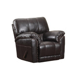 Simmons Upholstery Abilene Chestnut Swivel Glider Recliner