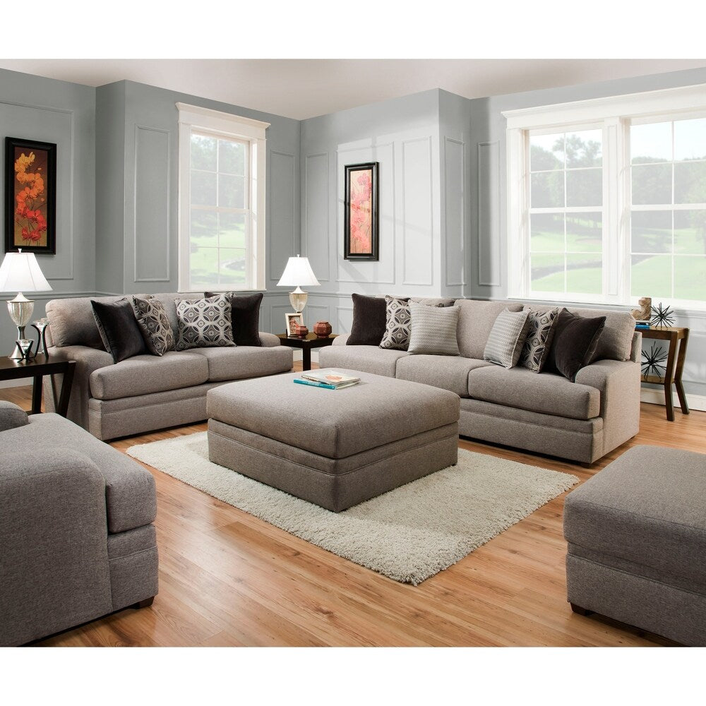 Simmons Upholstery Dublin Briar Ottoman