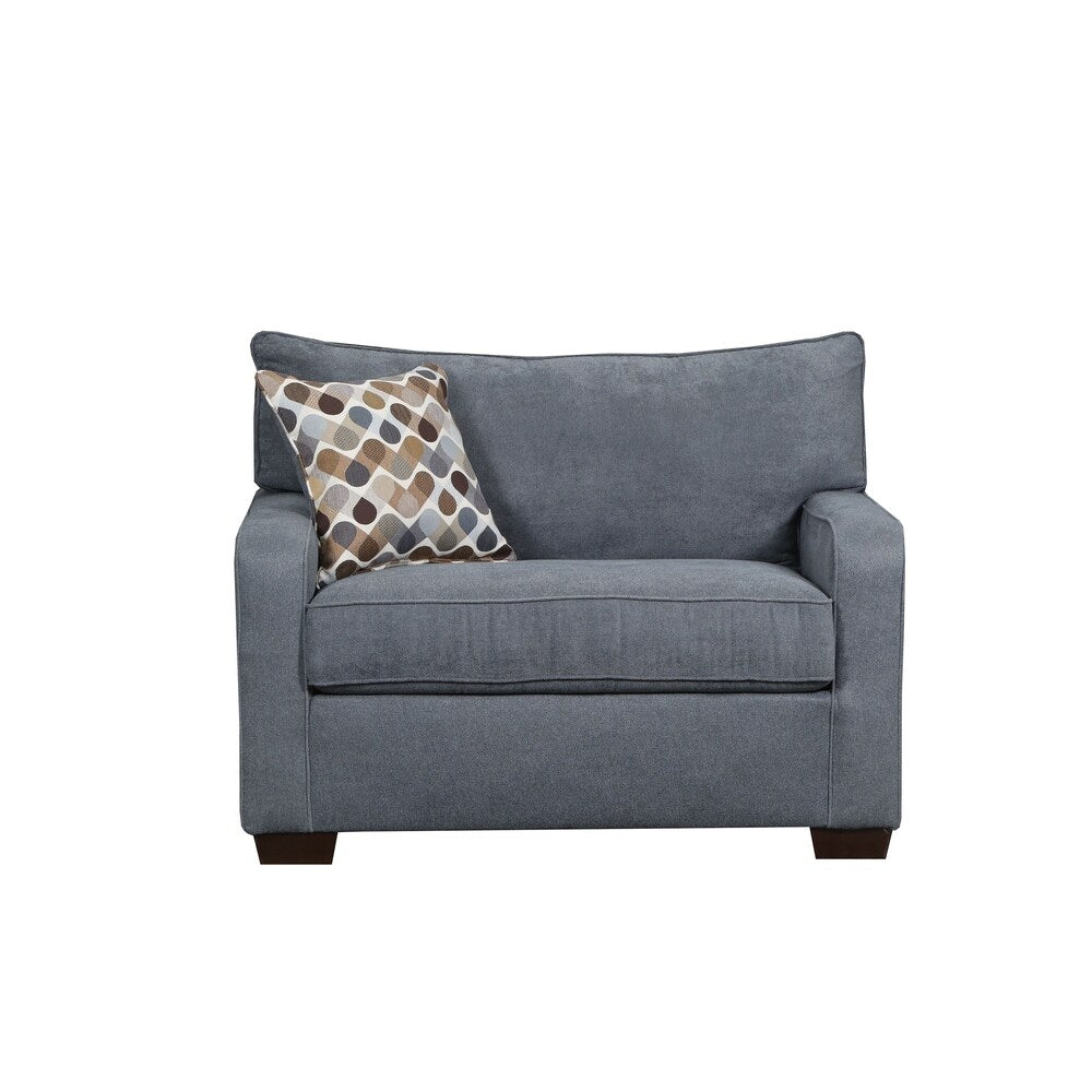 Simmons Upholstery Mia Denim Chair and a Half