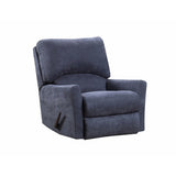 Simmons Upholstery Pacific Steel Blue Power Rocker Recliner