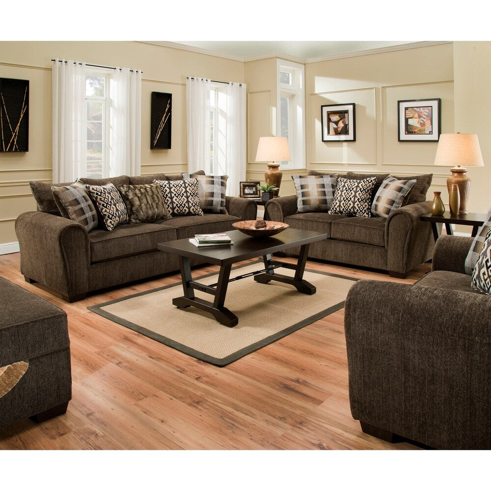 Simmons Upholstery Parks Tiger Storage Ottoman