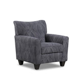 Simmons Upholstery Pom Pom Steel Accent Chair