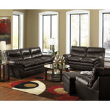 Simmons Upholstery Soho Brown Bonded Leather Loveseat