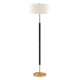 Simone 2-Light Floor Lamp with Fabric Shade