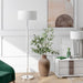 Simone 2-Light Floor Lamp with Fabric Shade